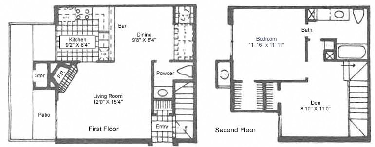 Floor Plan - A1 WITH GARAGE