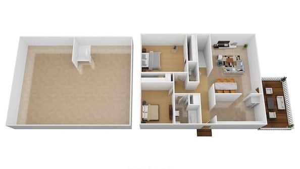 2 Bed Bungalow - Two Bedroom Bungalow