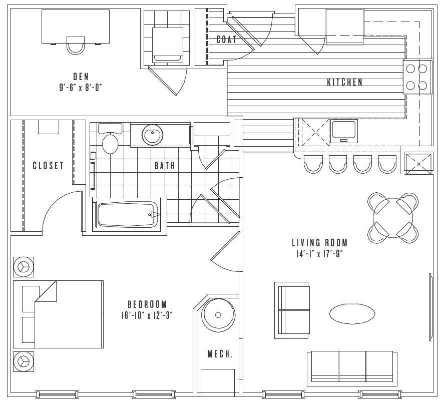 A11 floor plan New Village at Patchogue - A11