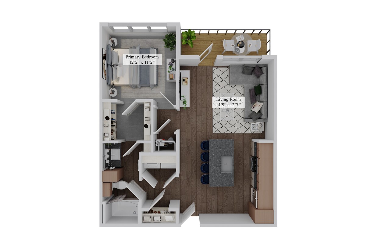 Floor Plan - The Golden - A1C
