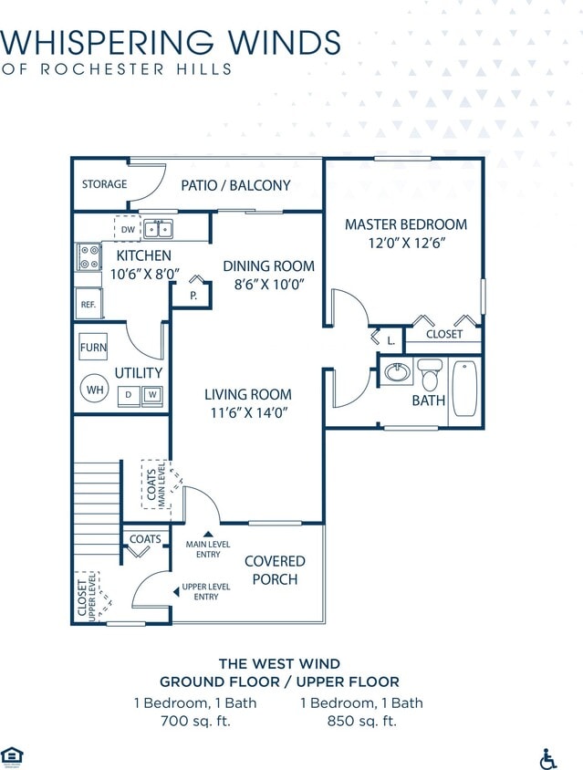 Floor Plan - 1 Bedroom Apartment *Waitlist* 