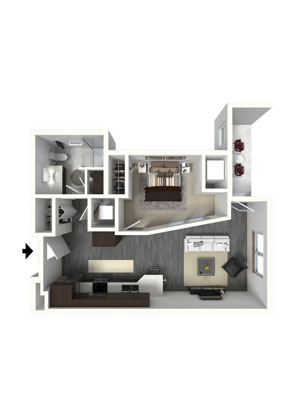 Synergy_Unit-A4.jpg - Pearl 0 Bed, 1 Bath