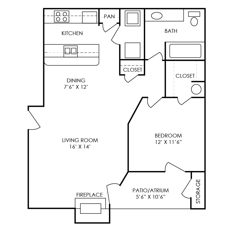 Floor Plan - The Caspian