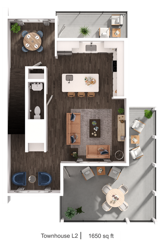 Floor Plan - TH - Townhouse