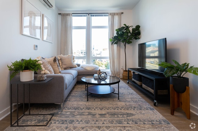 Fully Furnished Living Room - Wheelhouse Co-Living