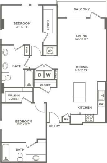 Floor Plan - The McGraw Tower
