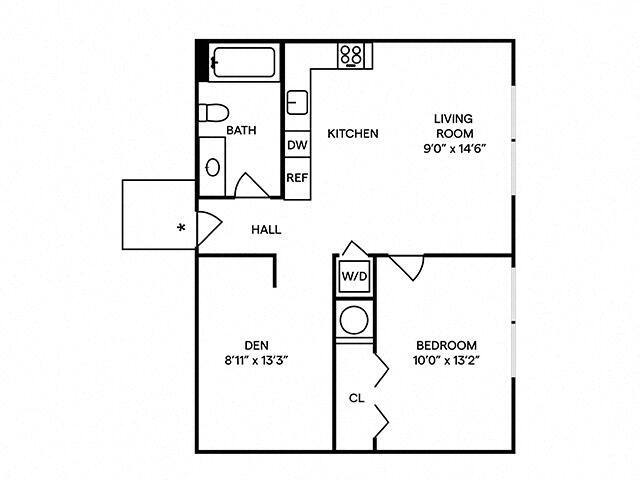 Floor Plan - A9 Furnished