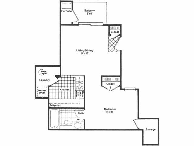 1BR/1BA - 1 bedroom, 1 bath (SL)