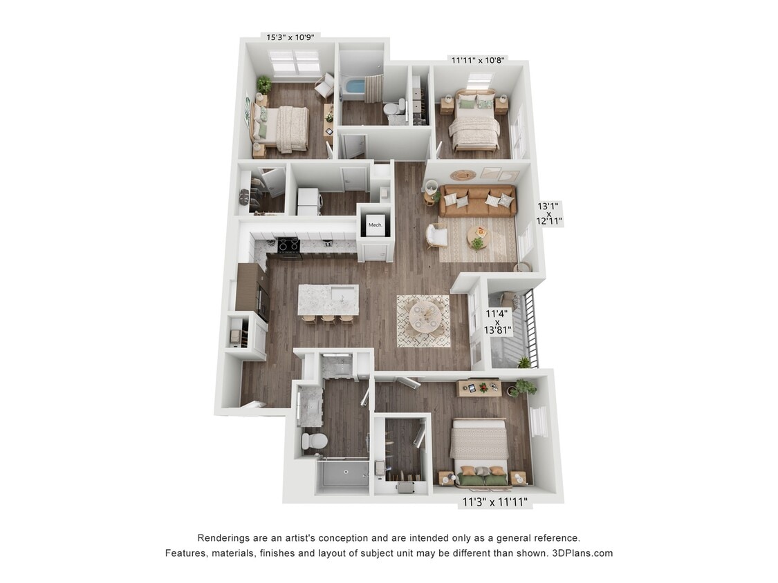 C1 Floor plan - C1