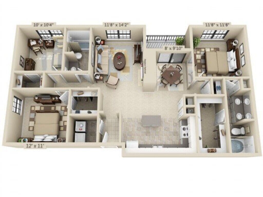Floor Plan - Tuscany (C1)