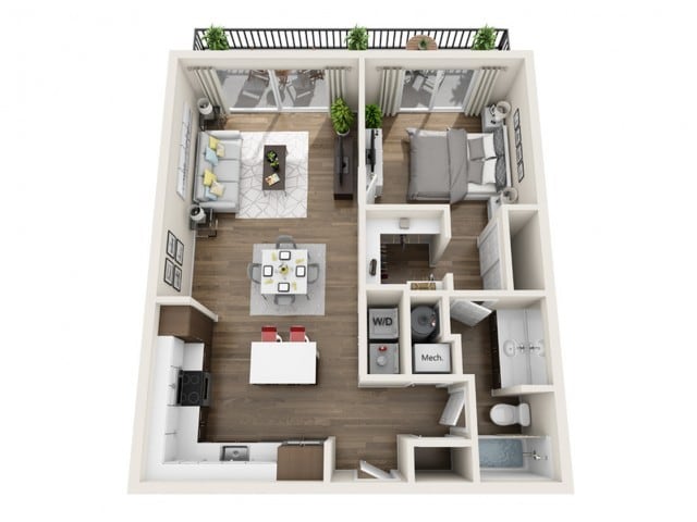 Floor Plan - 1E