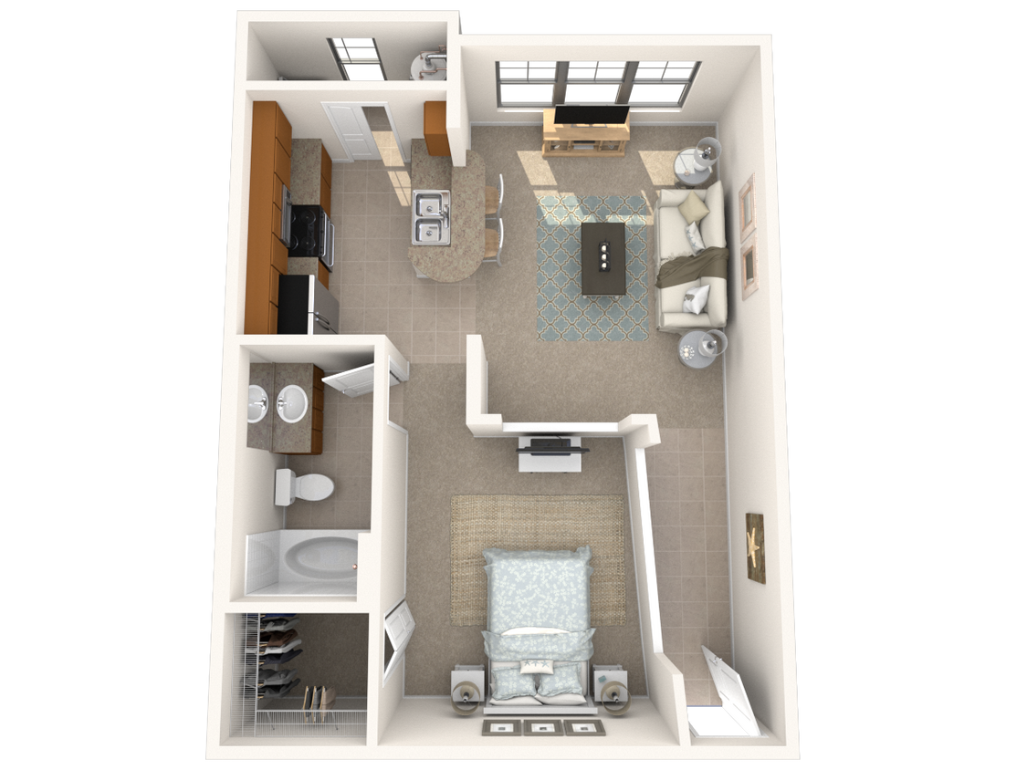 Anna Maria floor plan Aqua at Millenia - Anna Maria