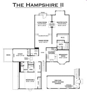 Floor Plan - Hampshire II