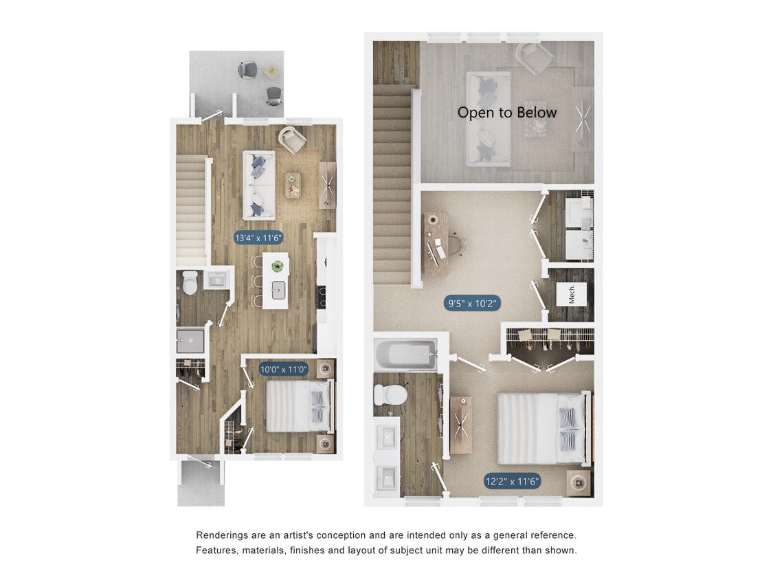 Floor Plan - Townhome B