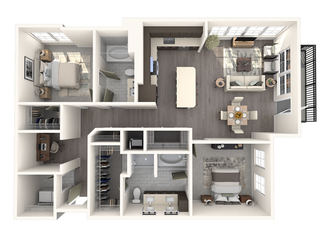 Canal 1535 Floor Plan B5.2 - B5.2