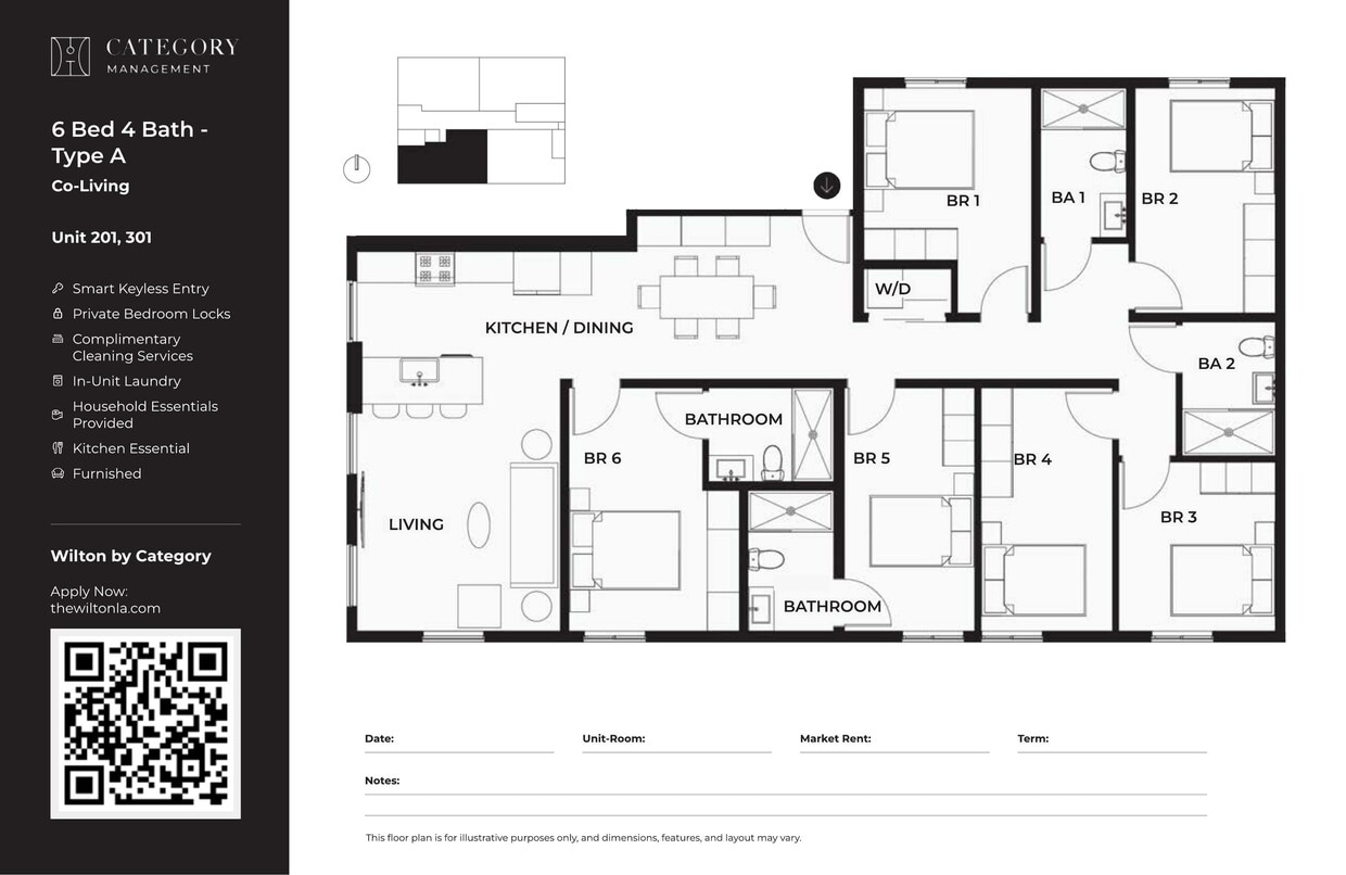 WLTN_6_Bed_4_Bath_-_Type_A - 6 Bed 4 Bath-A