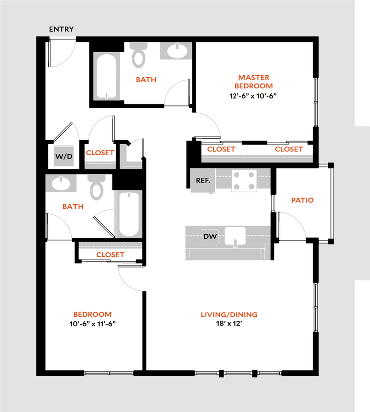 Floor Plan - Plan 2D