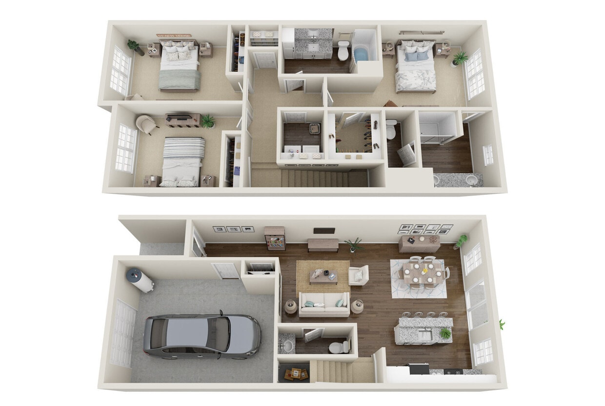The Wisteria: Beds - 3: Baths - 2.5: SqFt Range - 1759 to 1759 - The Wisteria