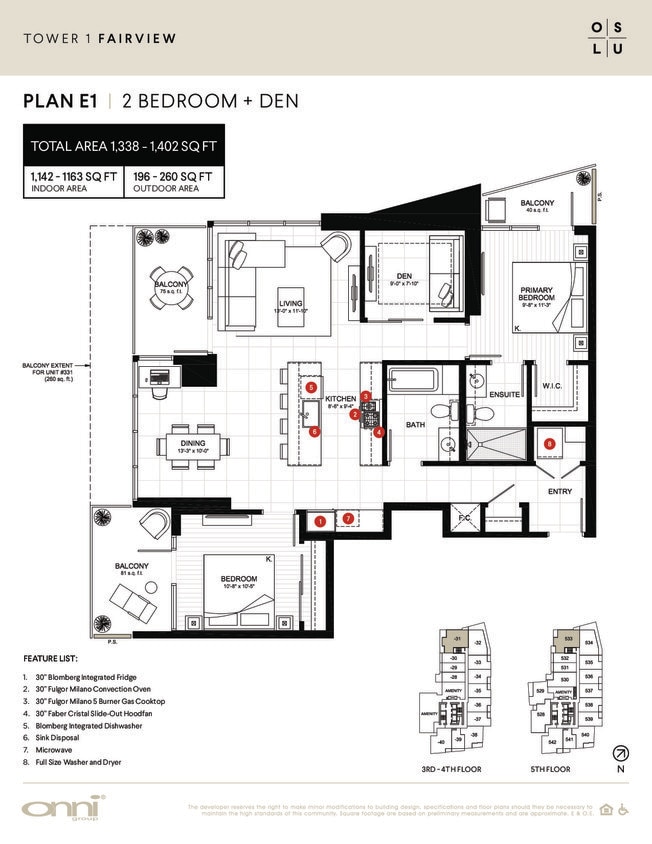 Floor Plan - Fairview E1