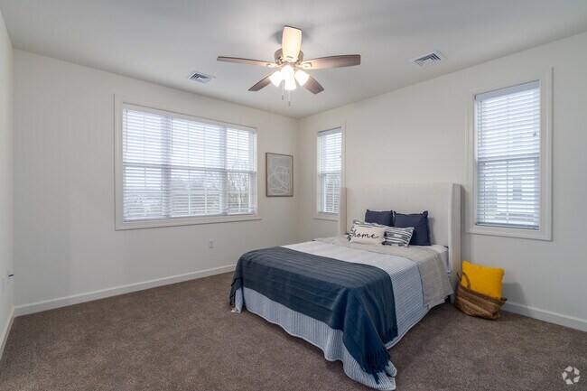 3BR, 2BA -1,372SF - Primary Bedroom - Hadley Place Apartments