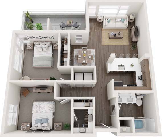 Floor Plan - B1D
