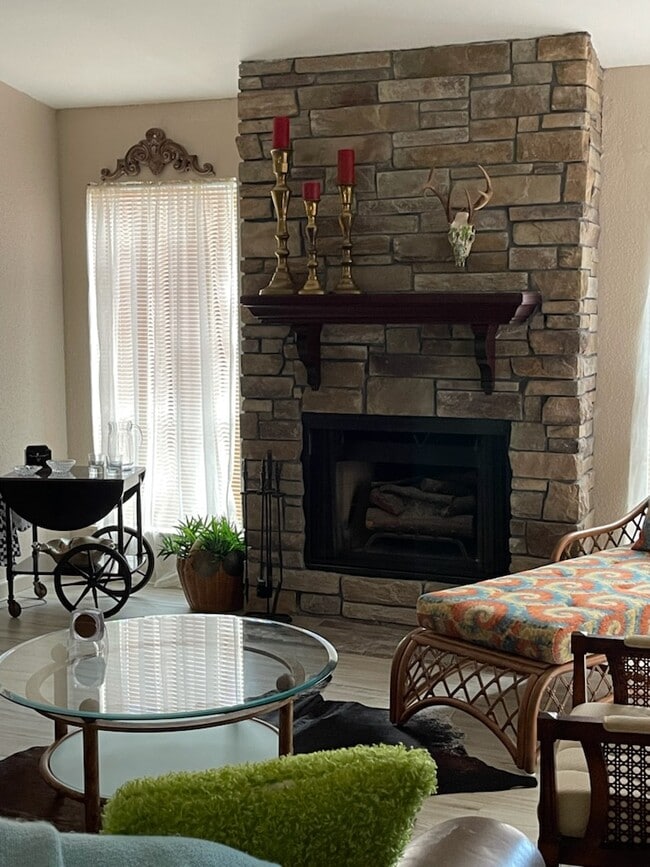 wood burning fireplace - Lago Viejo South