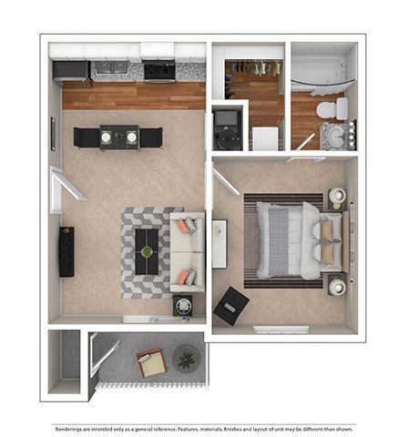 Floor Plan - Emory - A1A