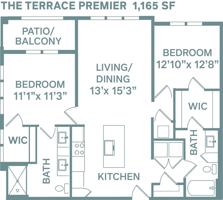 Floor Plan - Terrace Premier (Metro B1C)