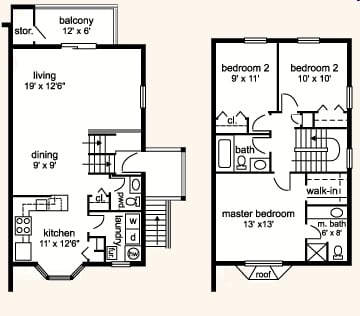 Townhome - 3x2 Townhomes