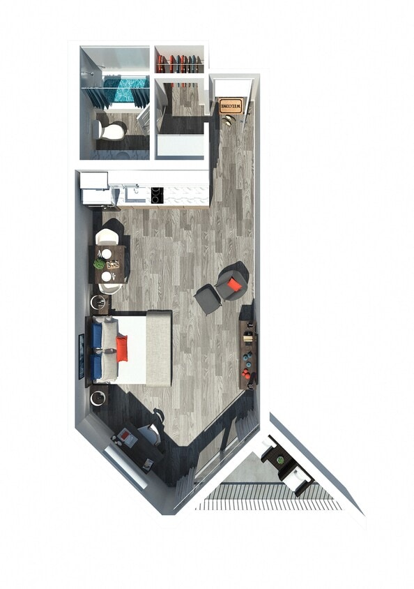 Floor Plan - Studio Eastern