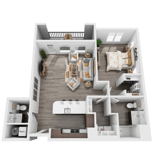 Floor Plan - Pinehurst - Fairway Flats