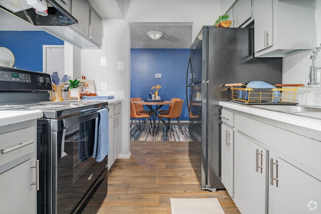 1BR, 1BA - 720SF - Kitchen - Melia Apartments