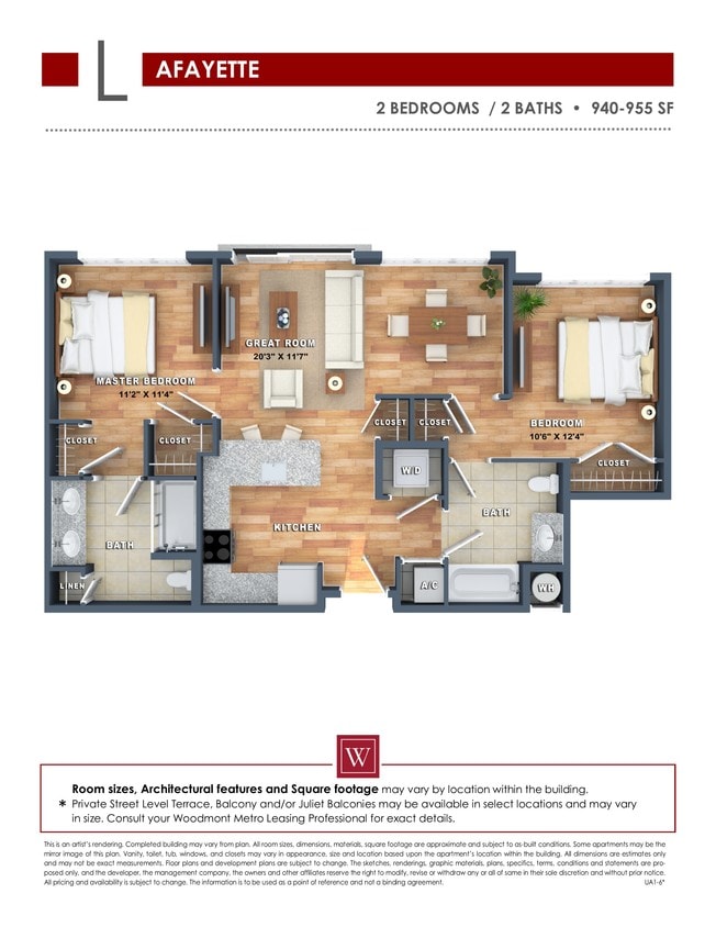Floor Plan - Lafayette