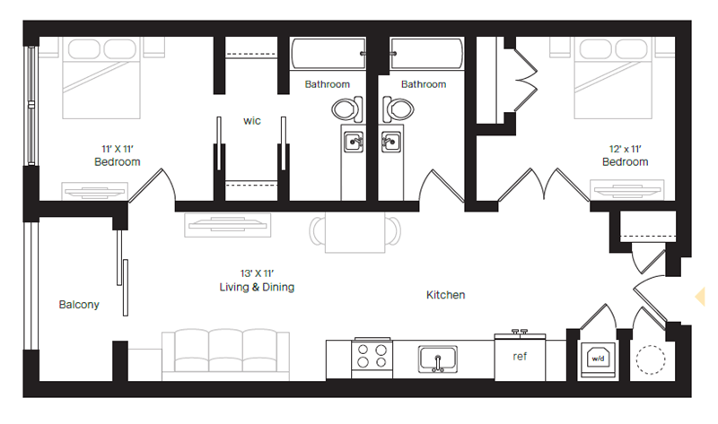 Floor Plan - B2 (318)
