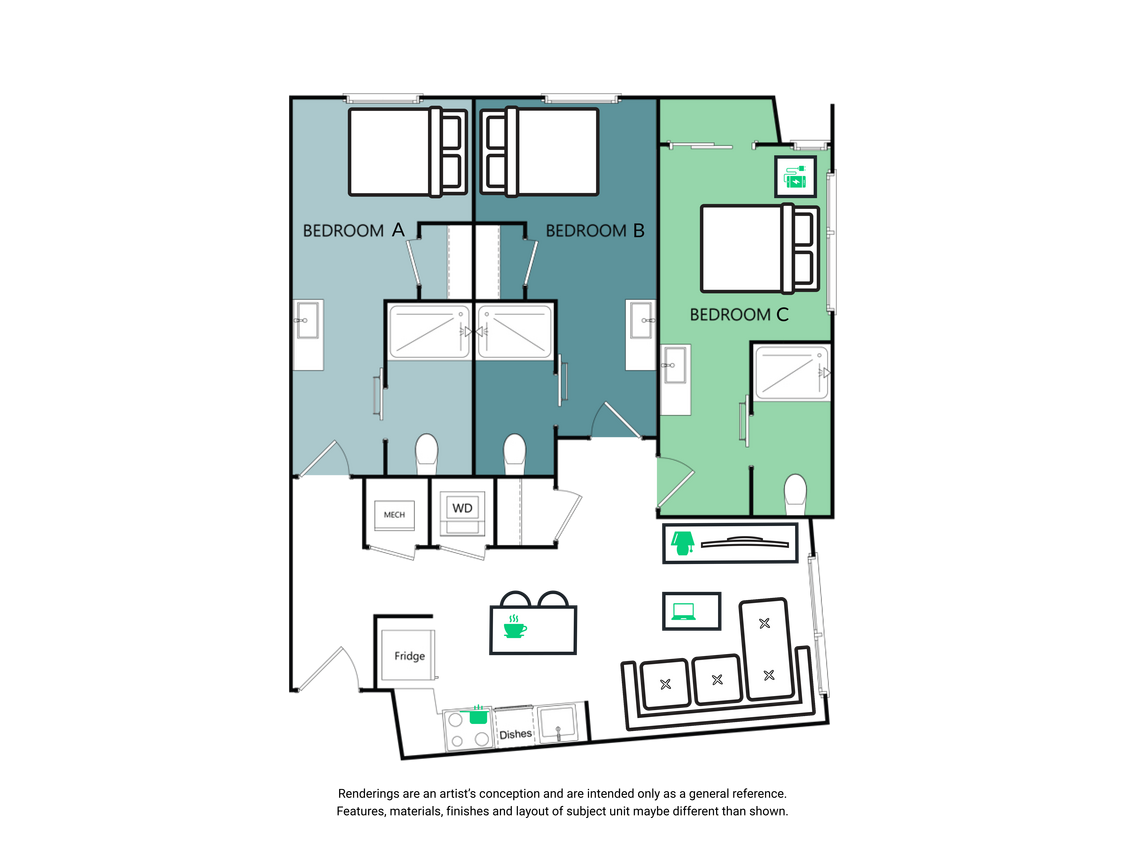 Floor Plan - 3C
