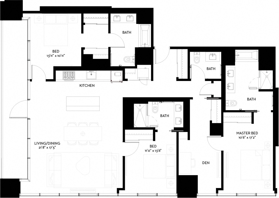 Floor Plan - 3-A