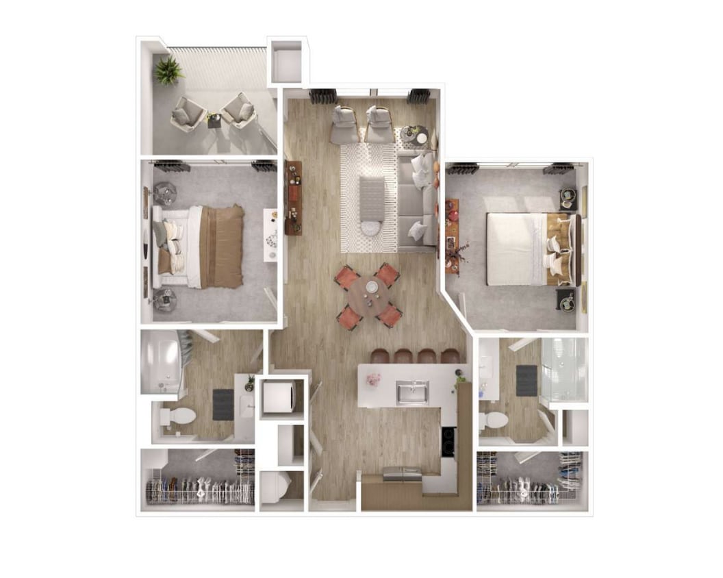 B1.PNG - B1 - Two Bedroom, Two Bathroom