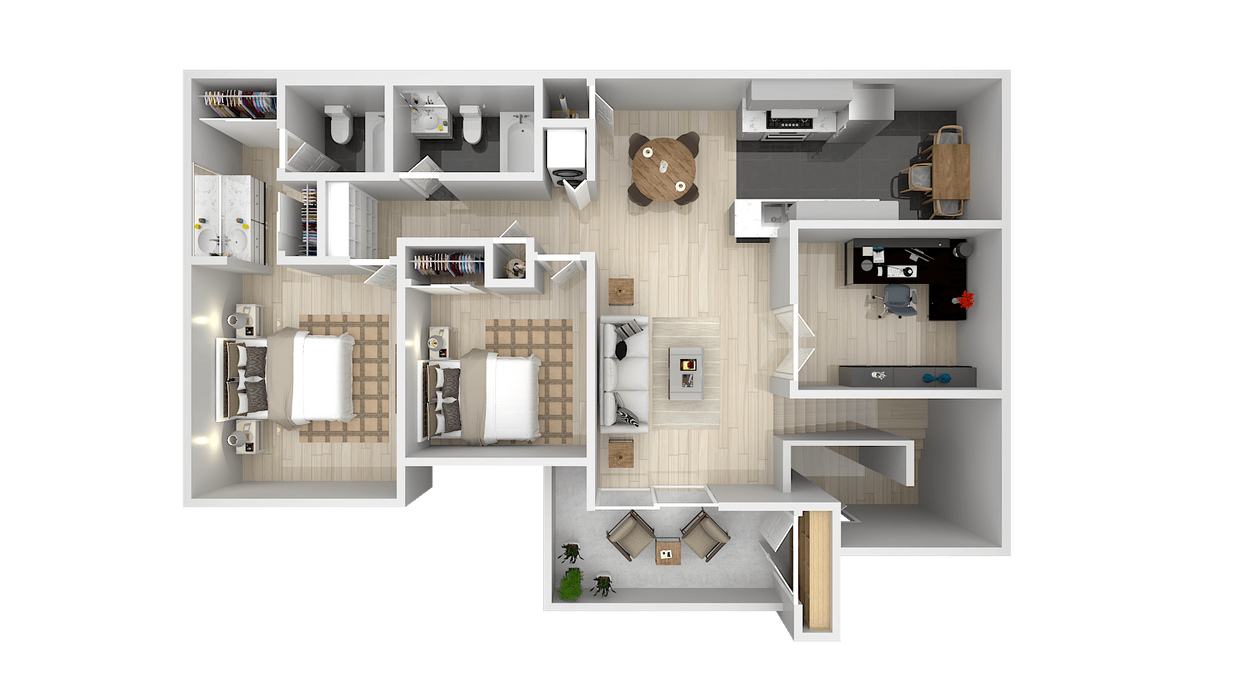 Floor Plan - Plan F Upstairs