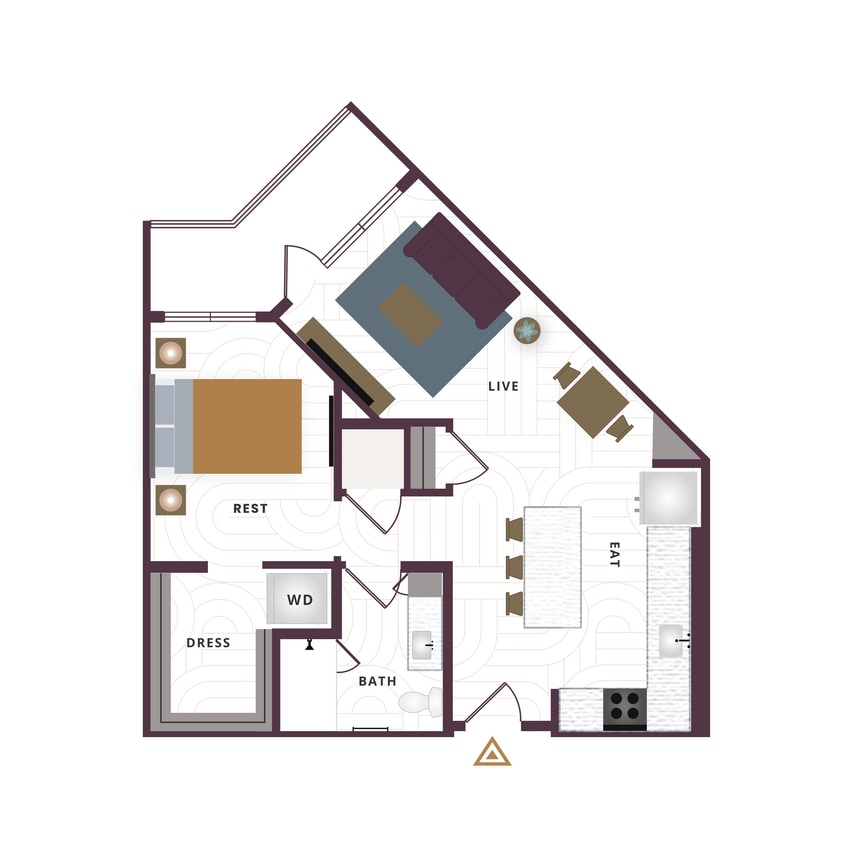 1 bedroom A2 - A2-HC-e