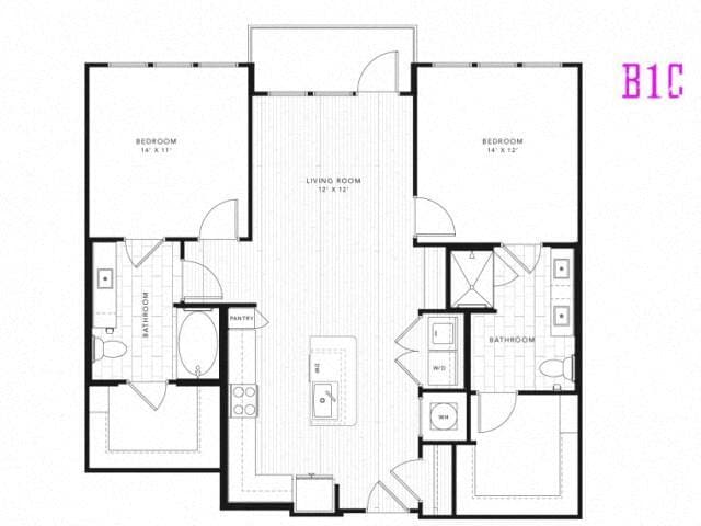 Floor Plan - B1C