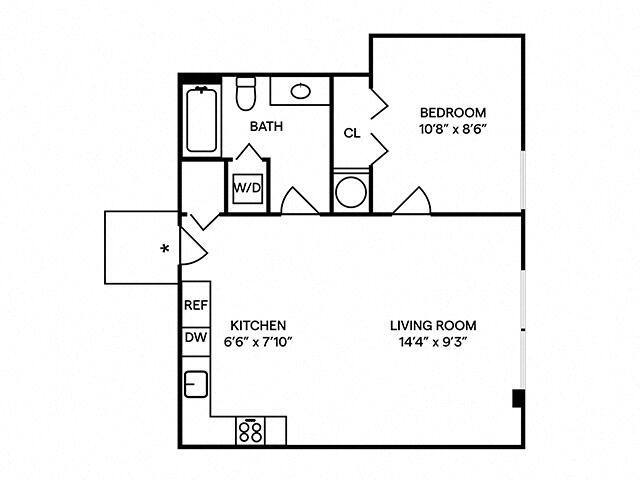 Floor Plan - A4 Furnished