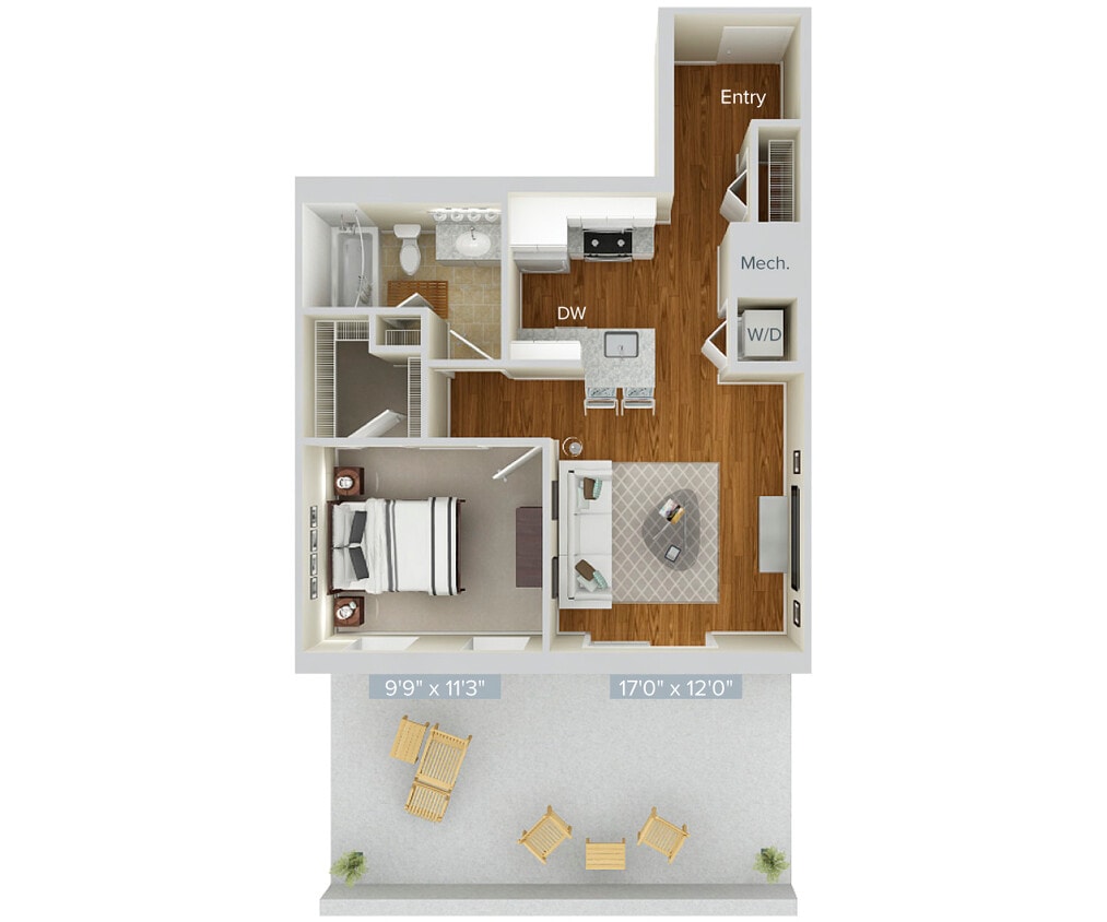 Floor Plan - A1-612