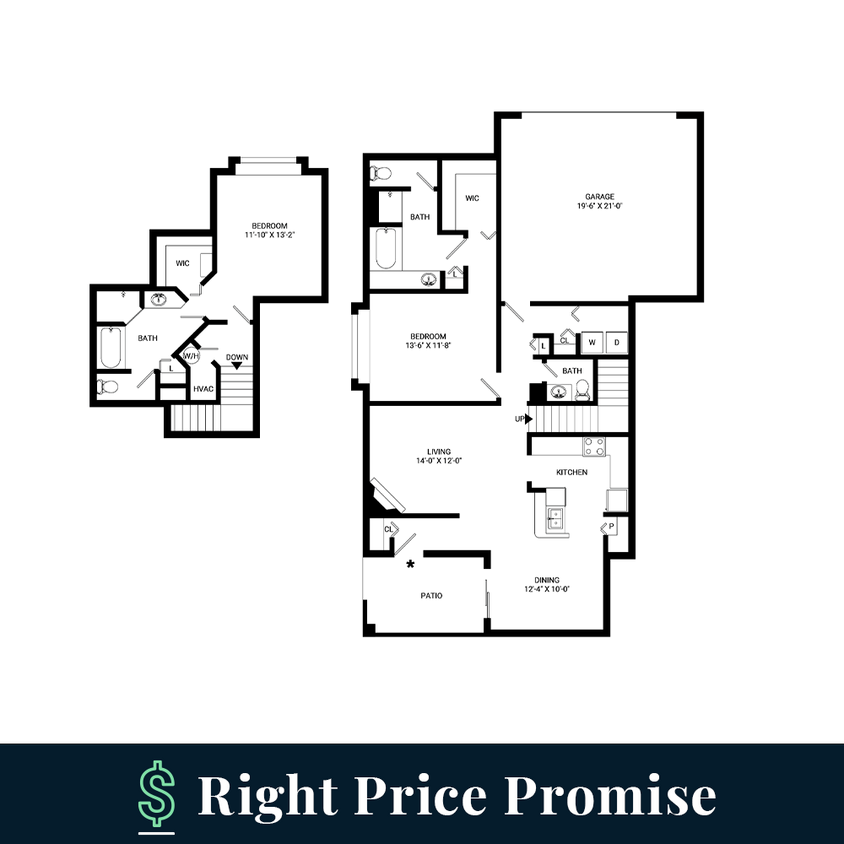 Floor Plan - San Luis Townhome