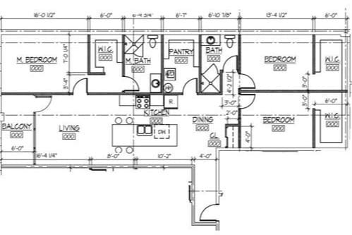 Floor Plan - Unit H 207