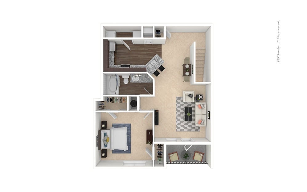 Floor Plan - A3A-A4A - Fort Bend I, II