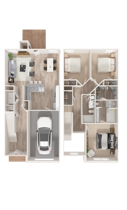 Floor Plan - **Application for our Townhome Queue**