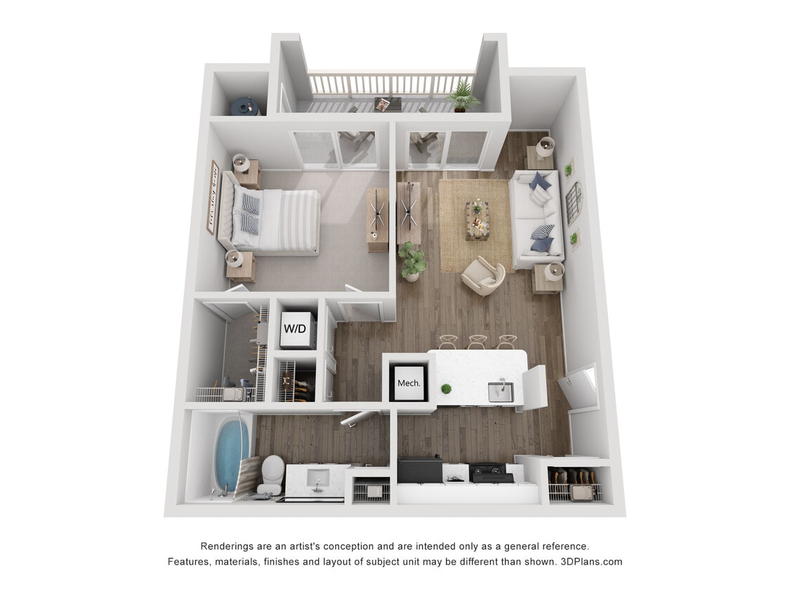 Floor Plan - Cypress Renovated A1AR
