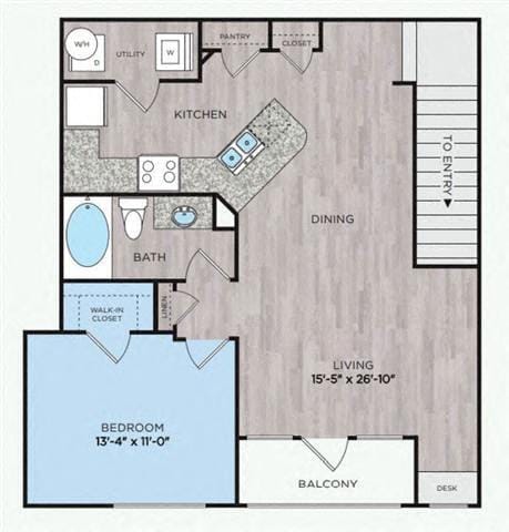 Floor Plan - A5U w/ Attached Garage