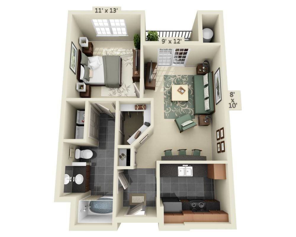 Floor Plan - Plan A (A1A)