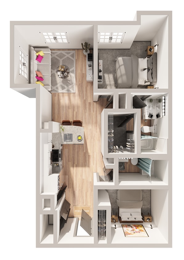 Legacy North - B2HC0 Floor Plan - B2H